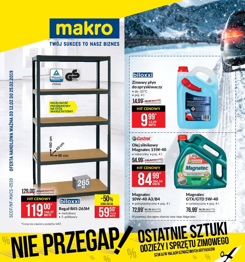 Gazetka promocyjna MAKRO do 25/02/2019 str.1
