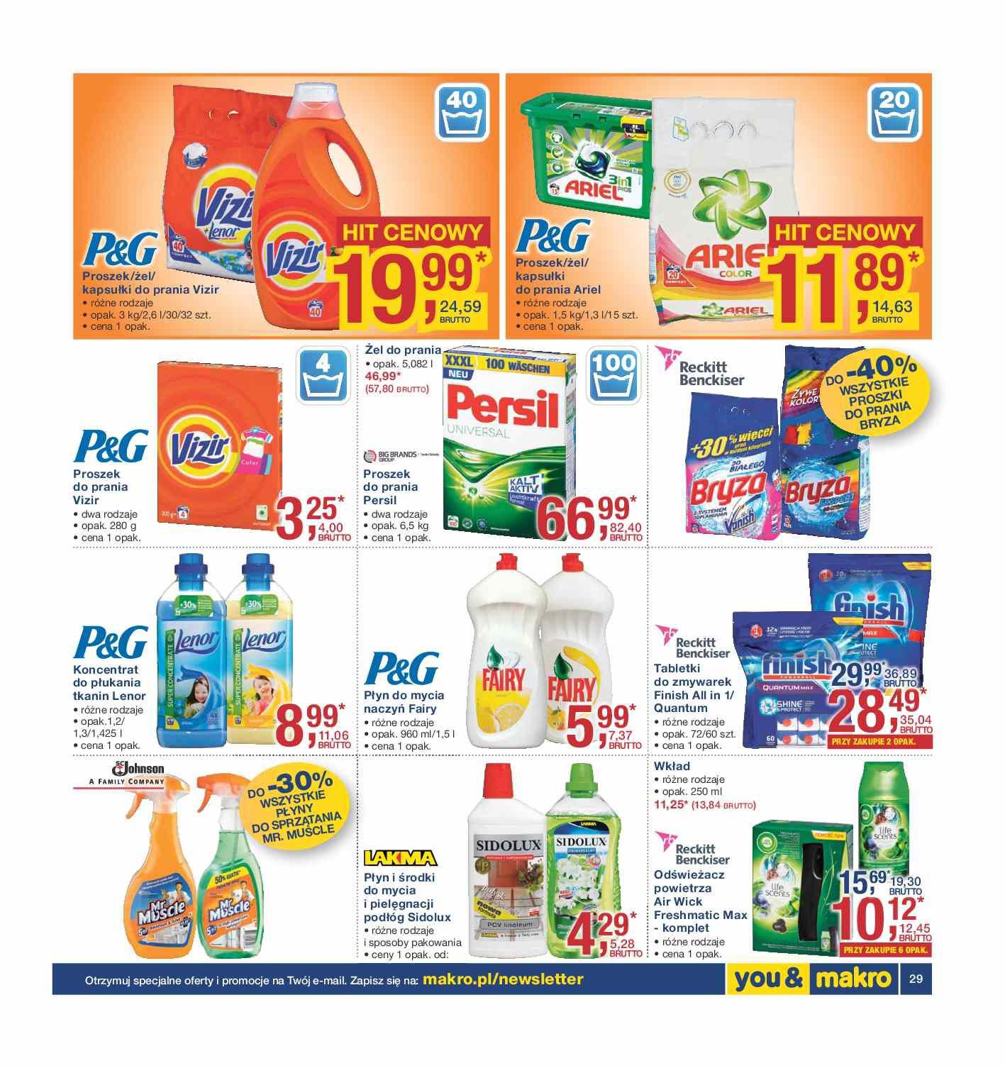 Gazetka promocyjna MAKRO do 29/02/2016 str.29