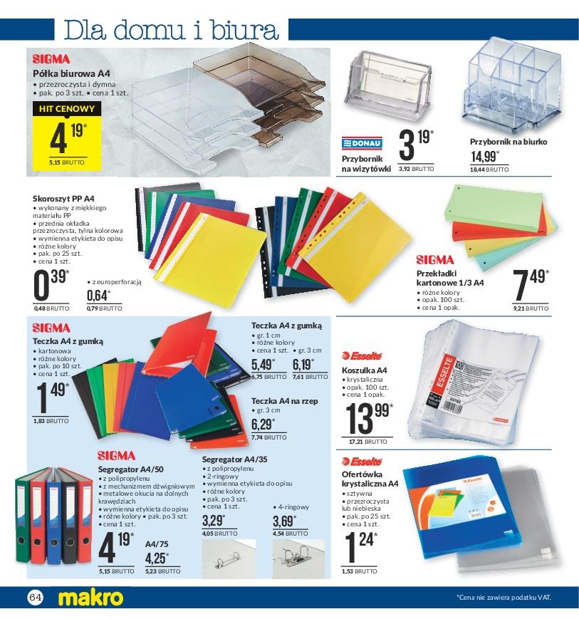 Gazetka promocyjna MAKRO do 24/04/2017 str.64