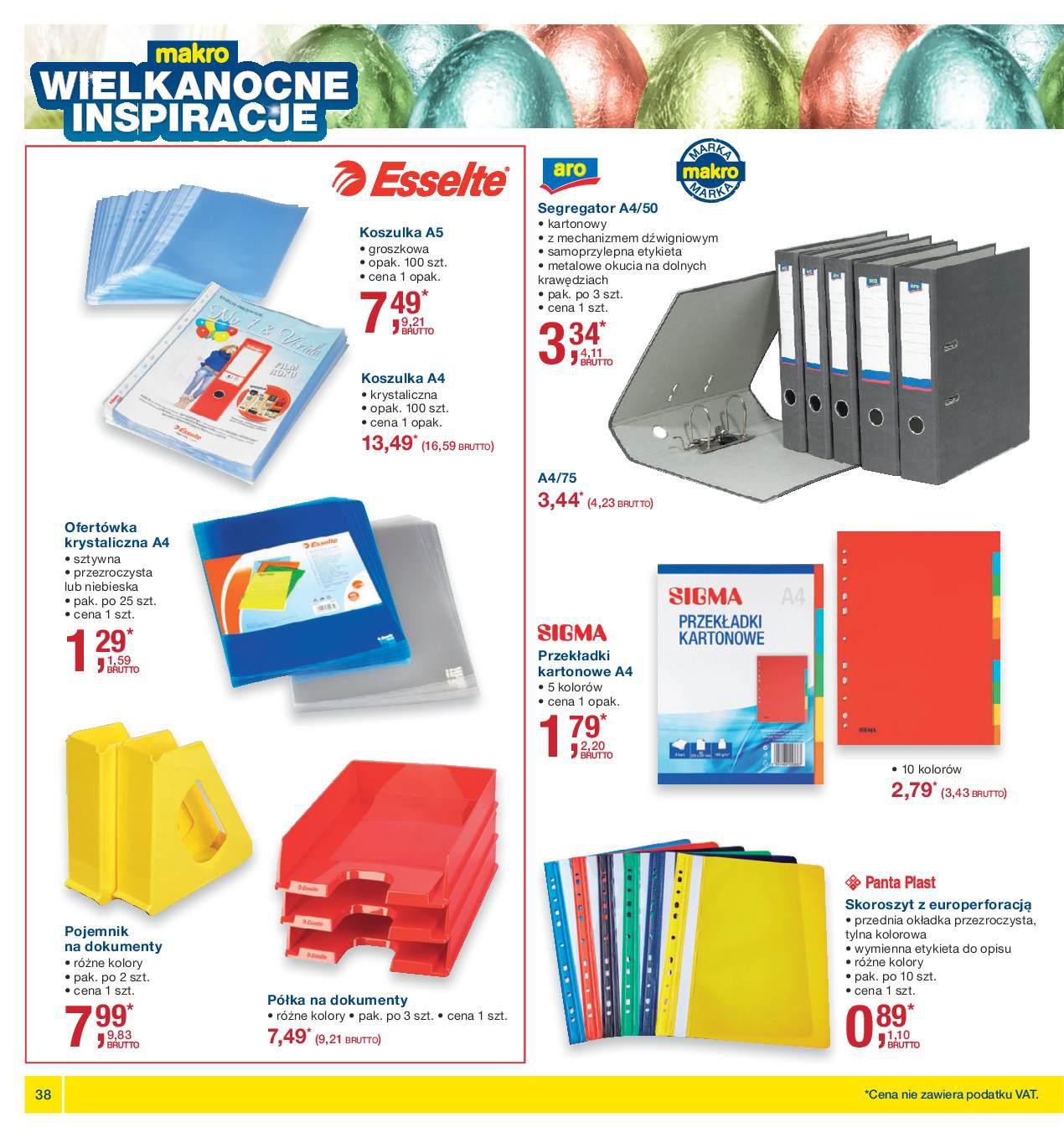 Gazetka promocyjna MAKRO do 28/03/2016 str.38