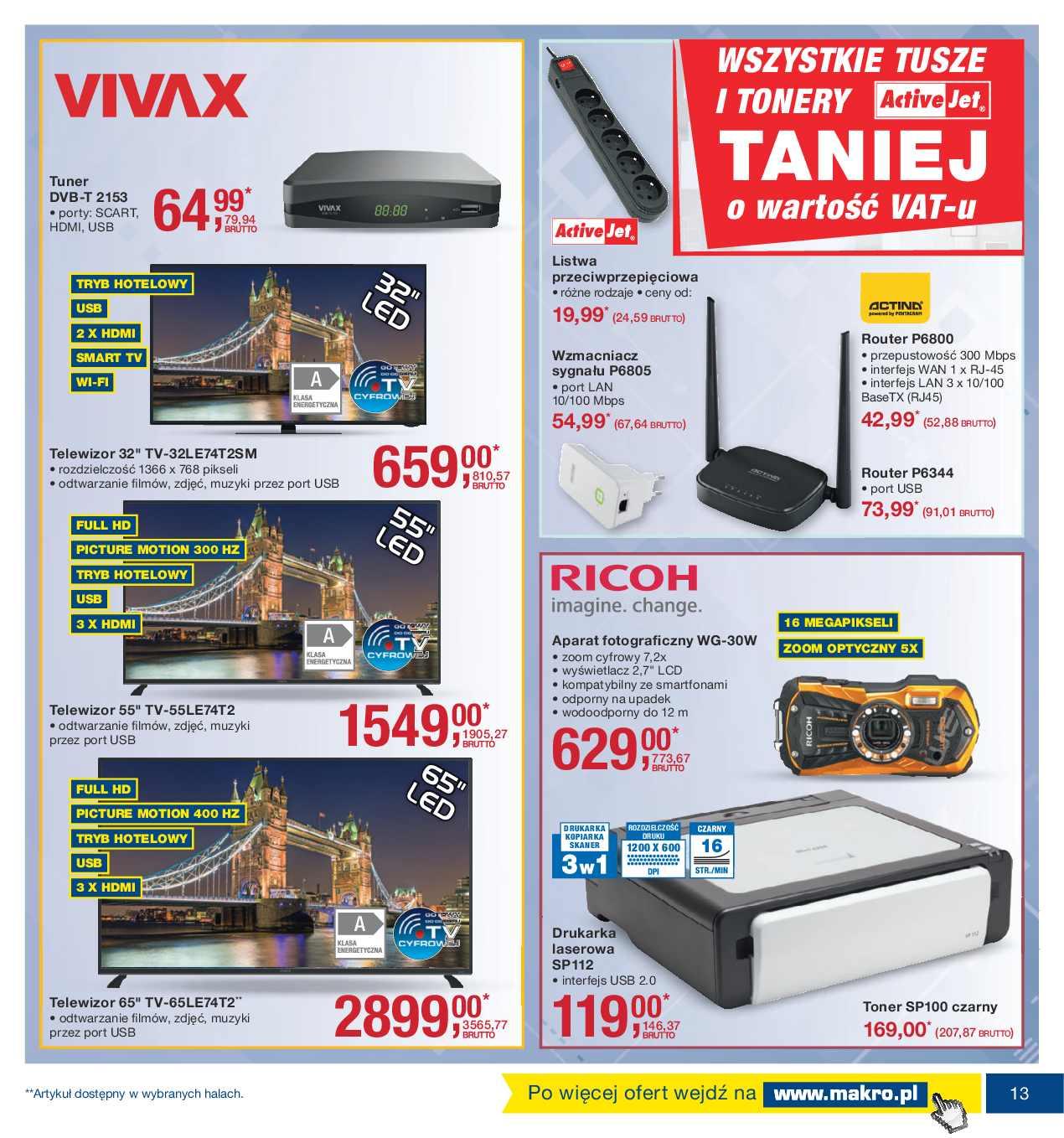 Gazetka promocyjna MAKRO do 18/07/2016 str.13