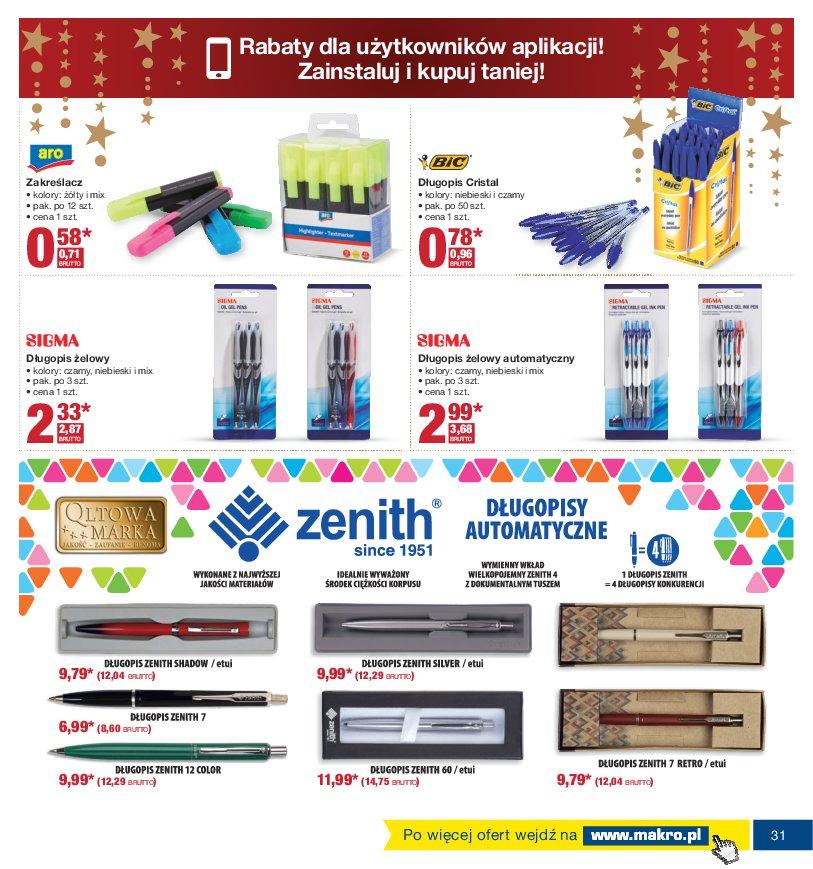 Gazetka promocyjna MAKRO do 05/12/2016 str.31