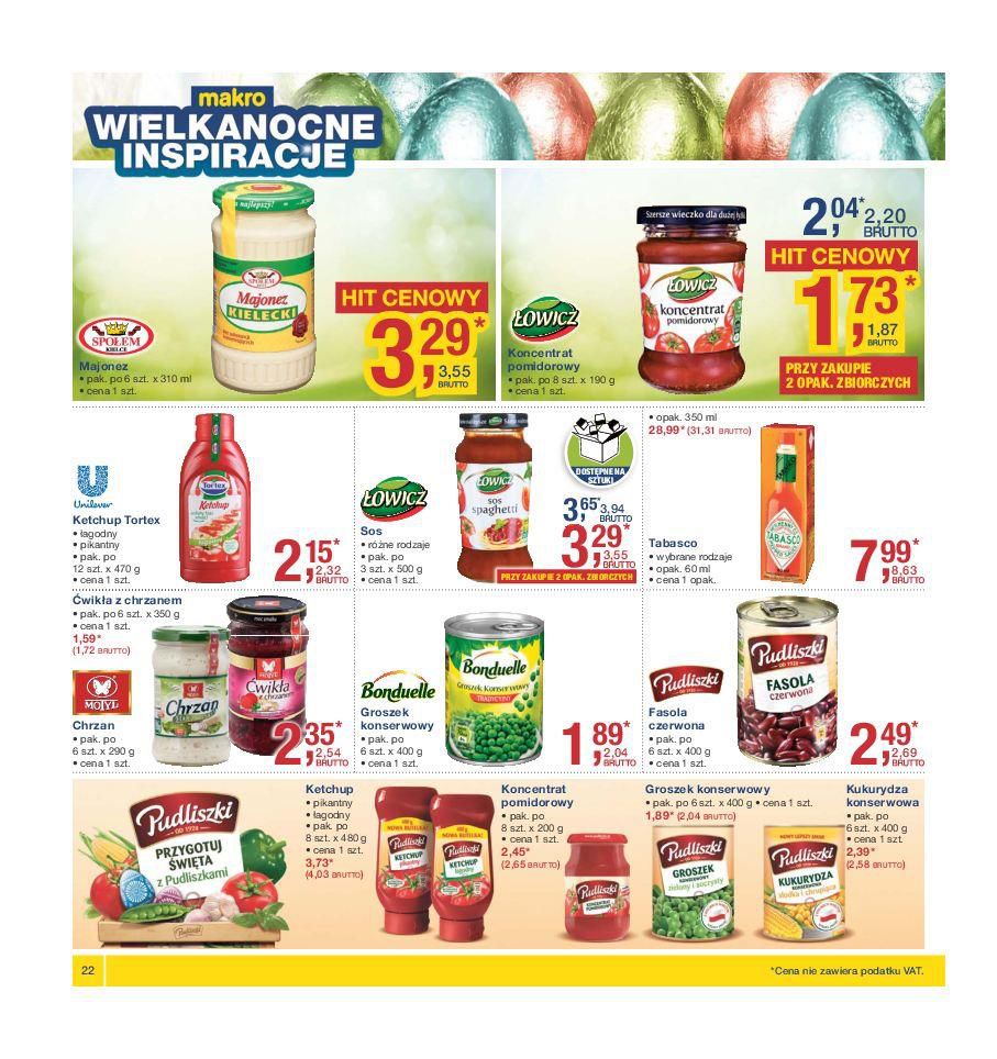 Gazetka promocyjna MAKRO do 14/03/2016 str.22