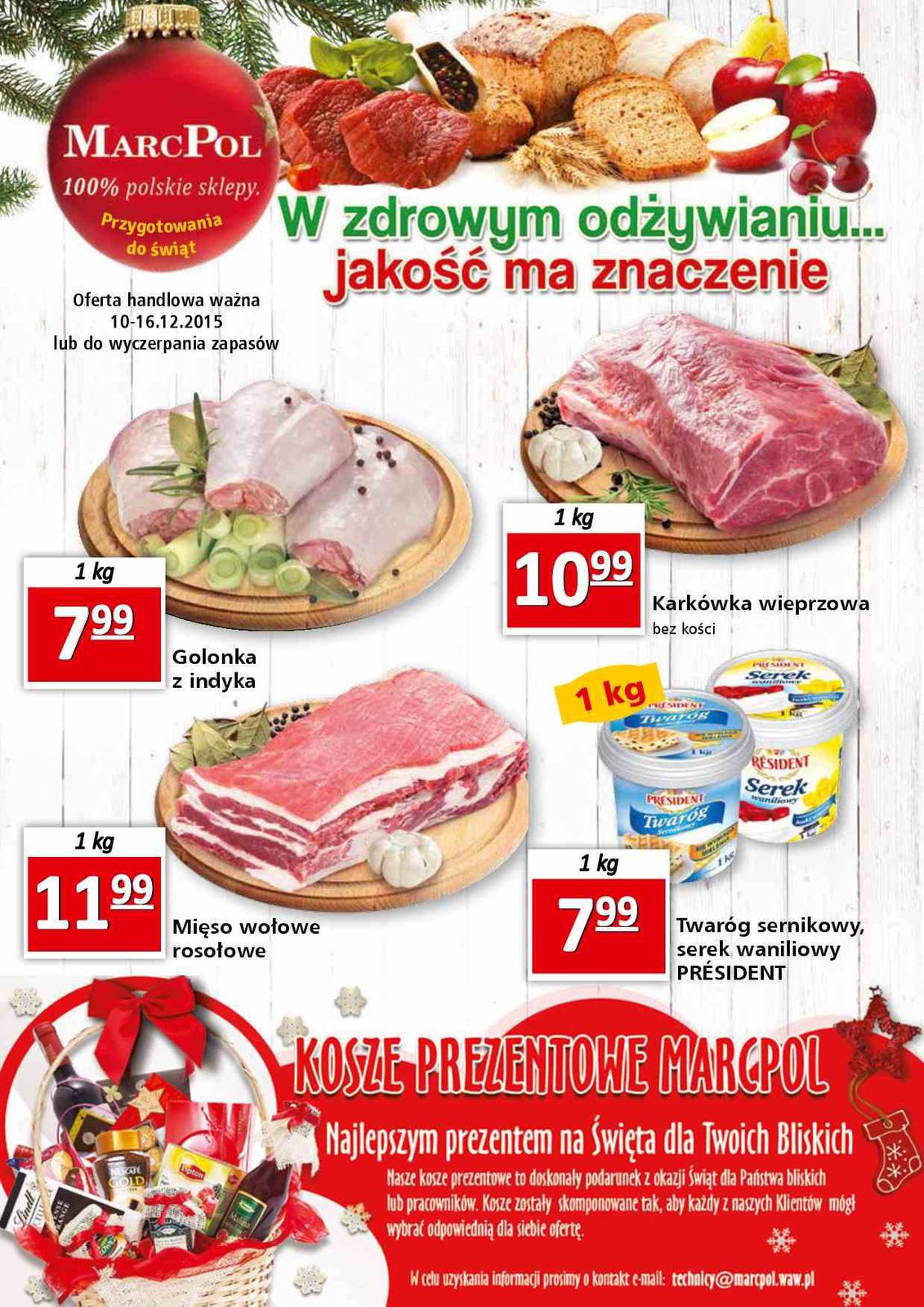 Gazetka promocyjna Marcpol do 16/12/2015 str.1