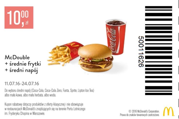 Gazetka promocyjna McDonalds do 24/07/2016 str.0