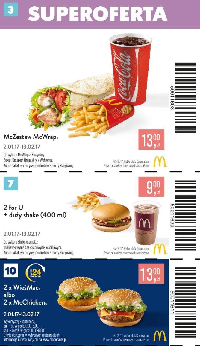 Gazetka promocyjna McDonalds do 13/02/2017 str.2