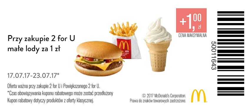Gazetka promocyjna McDonalds do 23/07/2017 str.1