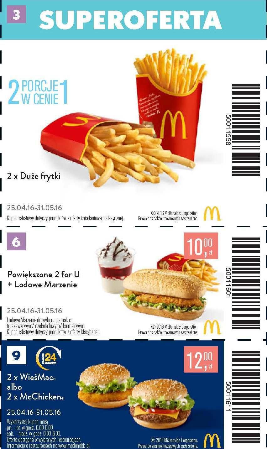 Gazetka promocyjna McDonalds do 31/05/2016 str.2