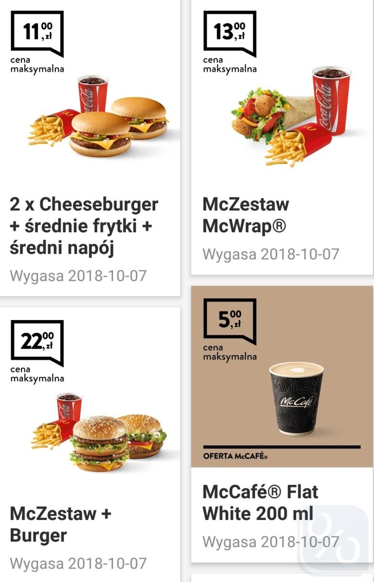Gazetka promocyjna McDonalds do 07/10/2018 str.0
