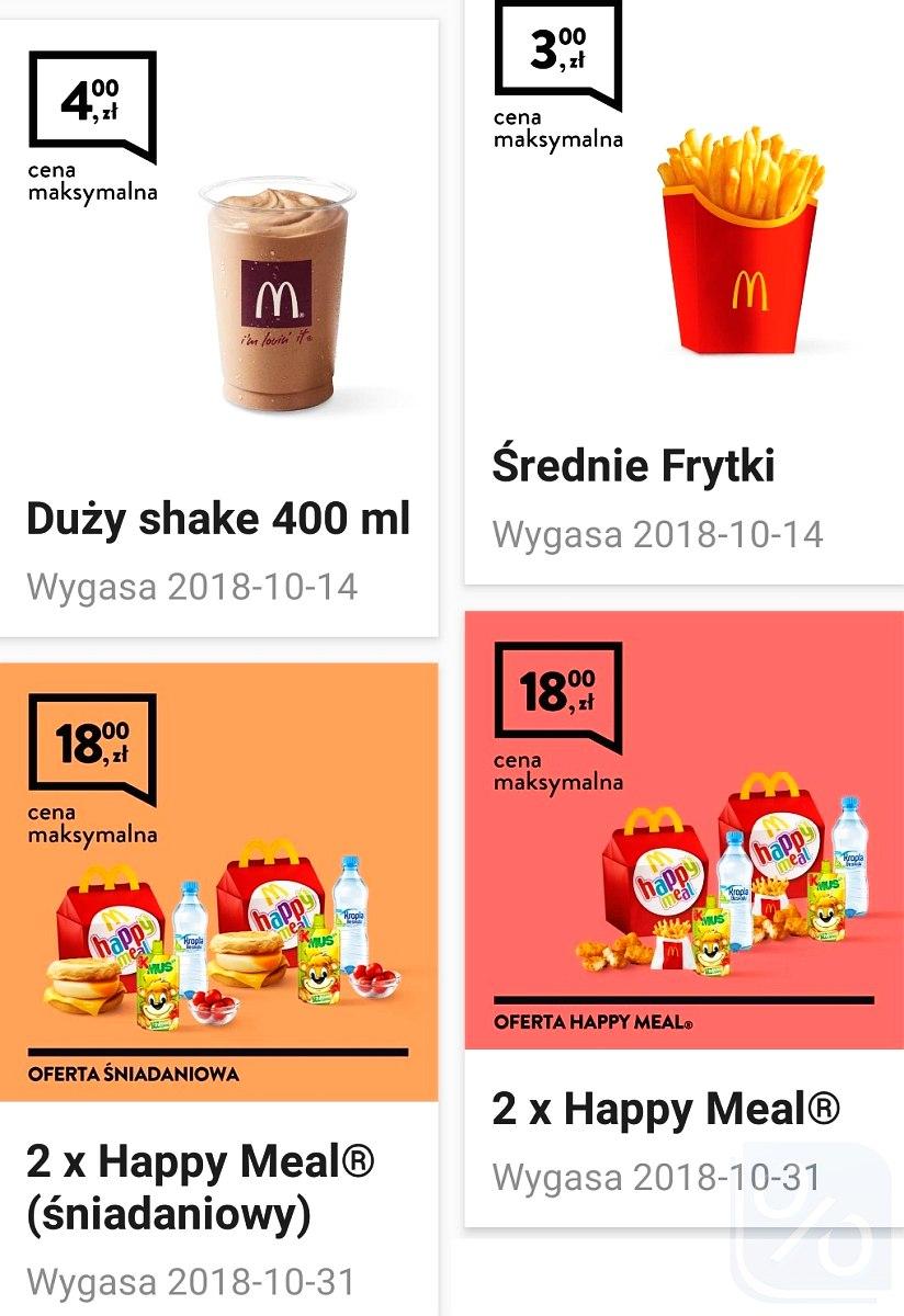 Gazetka promocyjna McDonalds do 14/10/2018 str.1