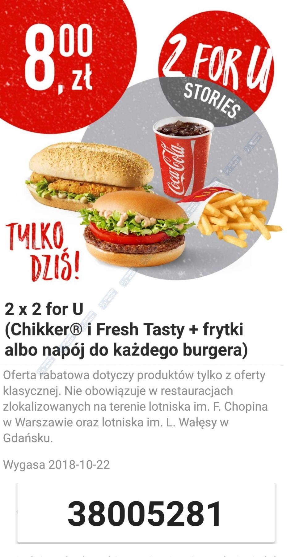 Gazetka promocyjna McDonalds do 22/10/2018 str.0