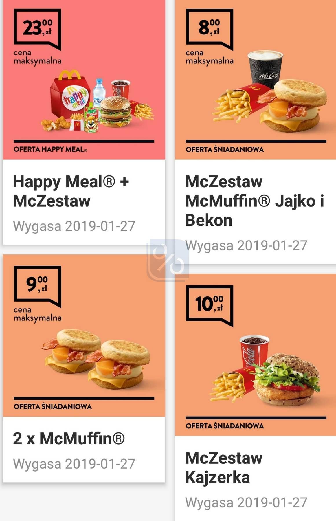 Gazetka promocyjna McDonalds do 27/01/2019 str.4