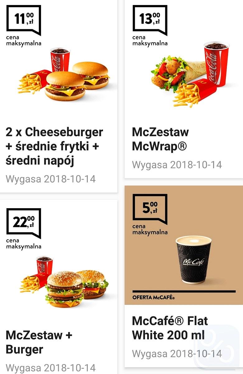 Gazetka promocyjna McDonalds do 14/10/2018 str.0