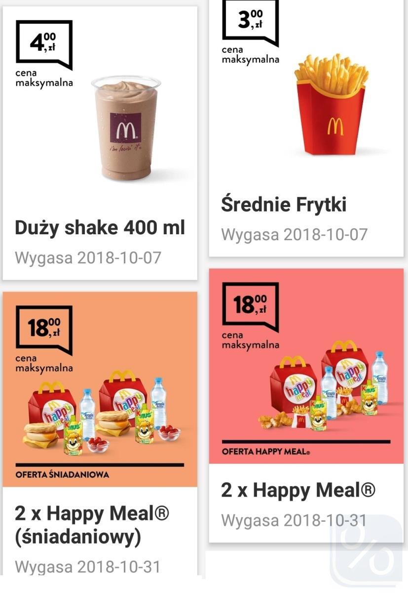Gazetka promocyjna McDonalds do 07/10/2018 str.1