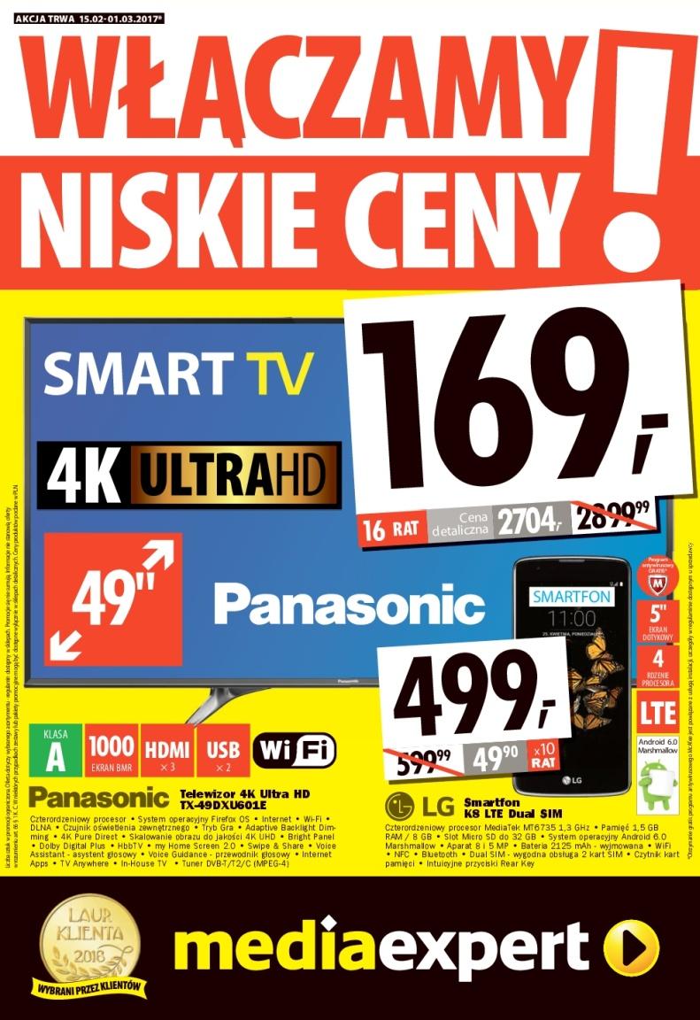 Gazetka promocyjna Media Expert do 01/03/2017 str.1