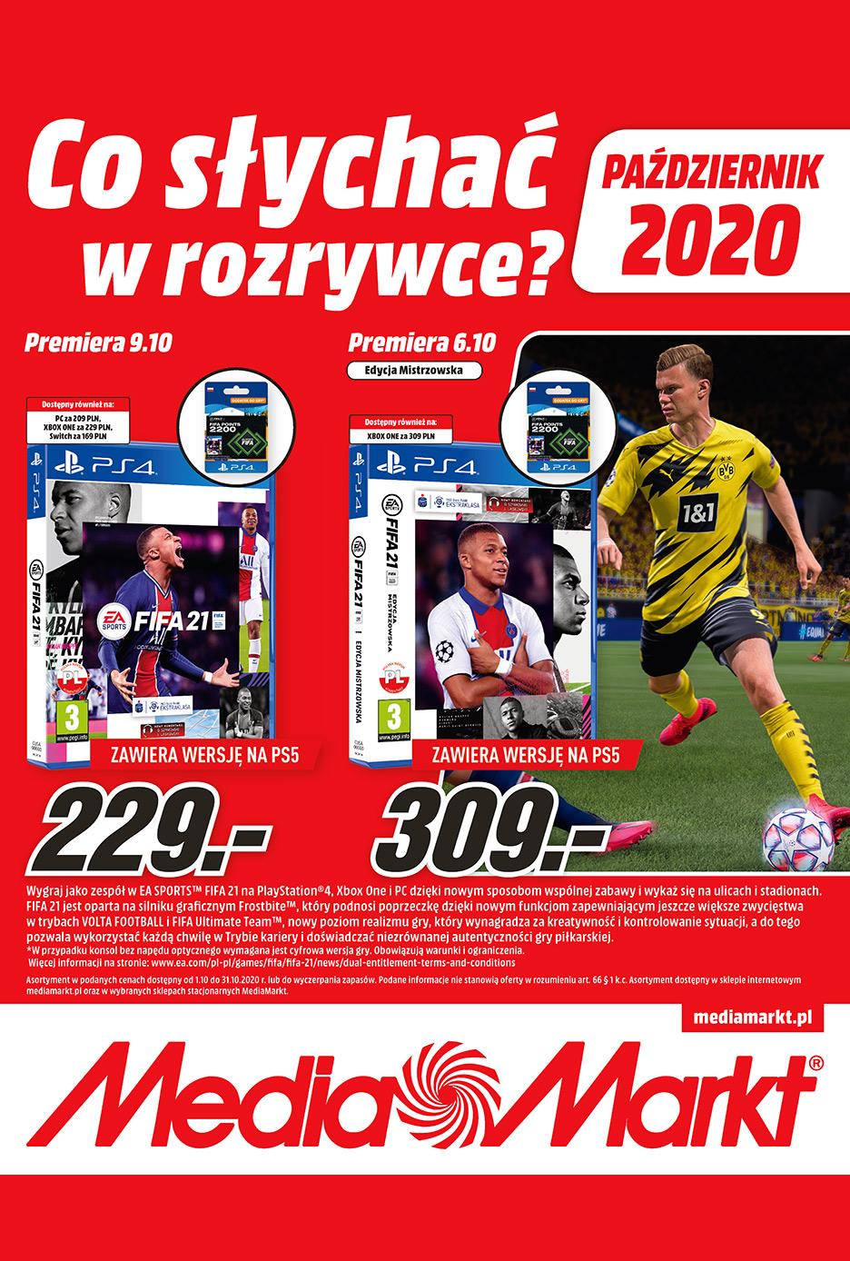 Gazetka promocyjna Media Markt do 31/10/2020 str.1