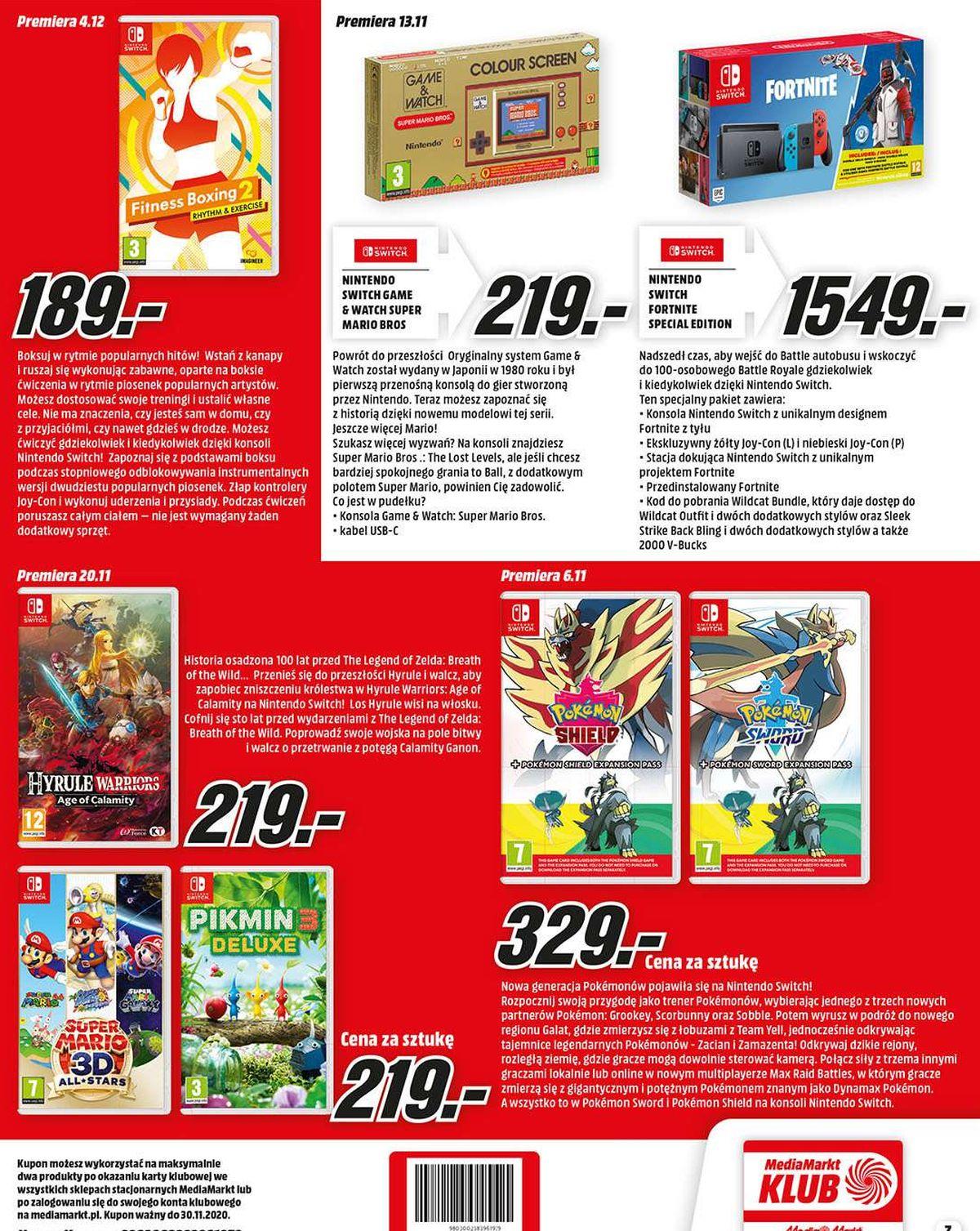 Gazetka promocyjna Media Markt do 30/11/2020 str.7