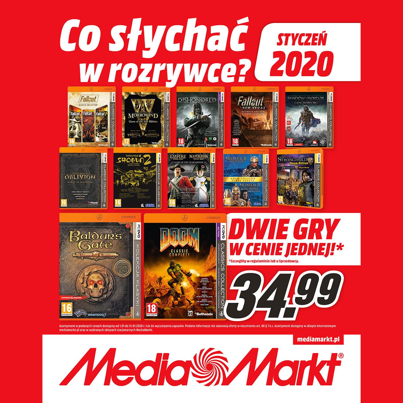 Gazetka promocyjna Media Markt do 31/01/2020 str.1