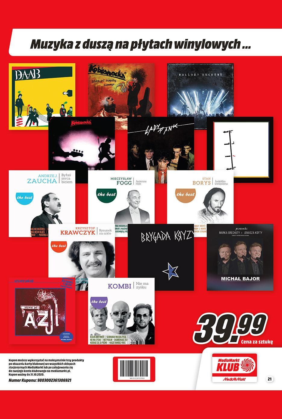 Gazetka promocyjna Media Markt do 31/10/2020 str.21