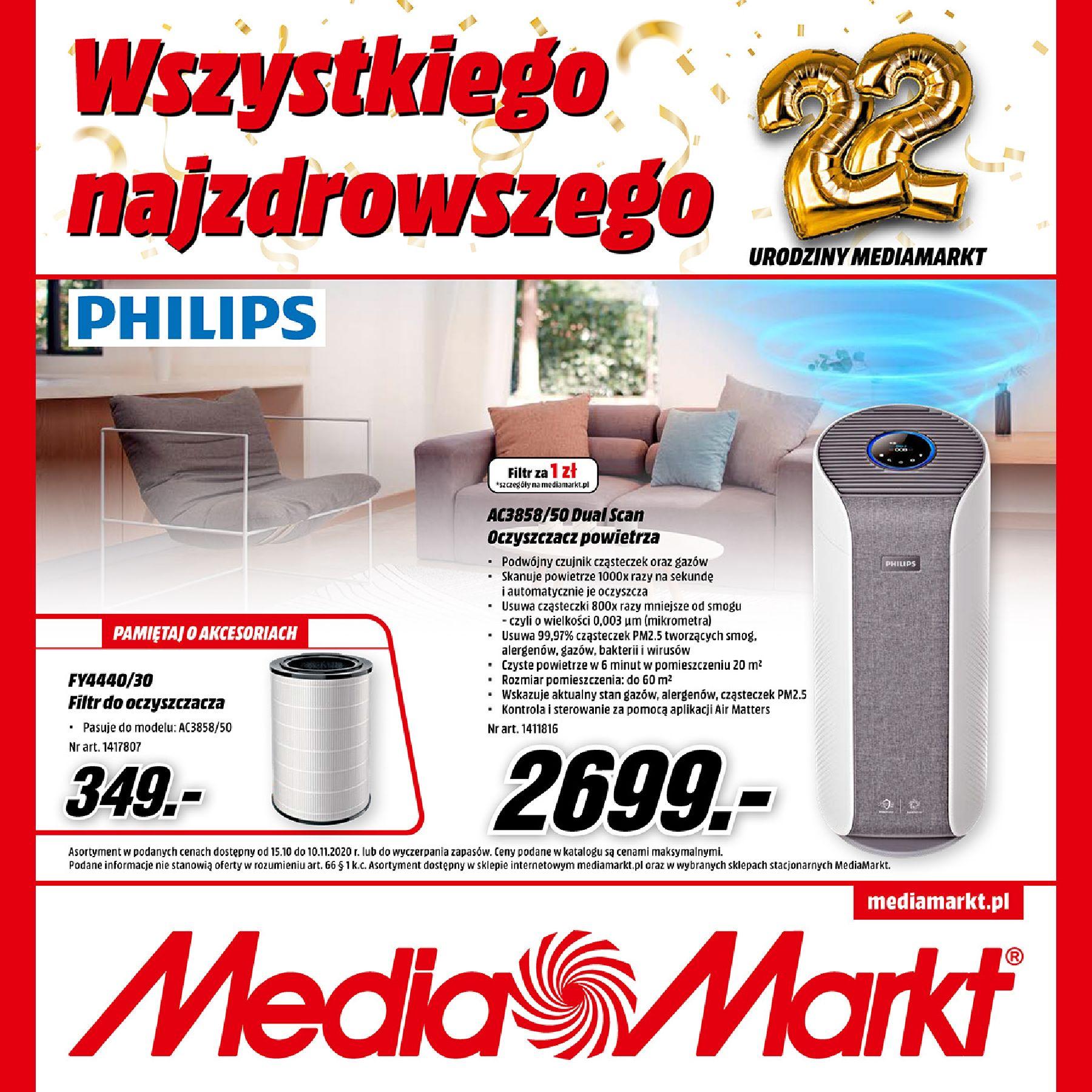Gazetka promocyjna Media Markt do 10/11/2020 str.1