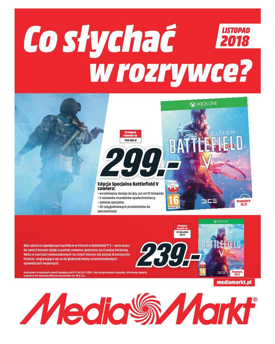 Gazetka promocyjna Media Markt do 30/11/2018 str.1
