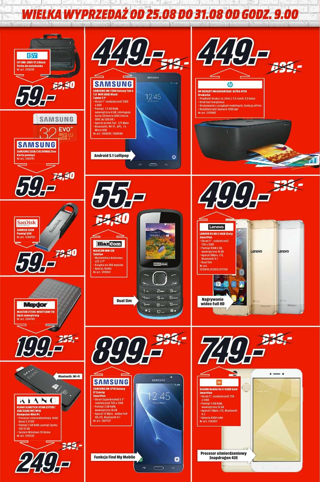 Gazetka promocyjna Media Markt do 31/08/2017 str.7