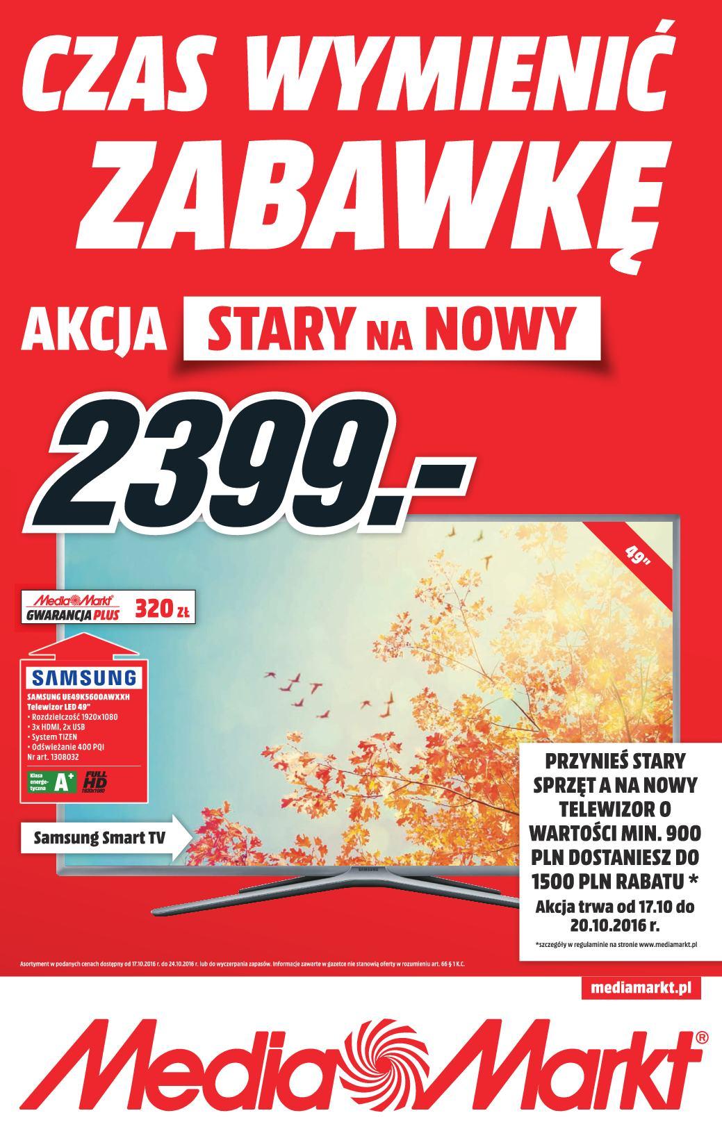 Gazetka promocyjna Media Markt do 24/10/2016 str.0
