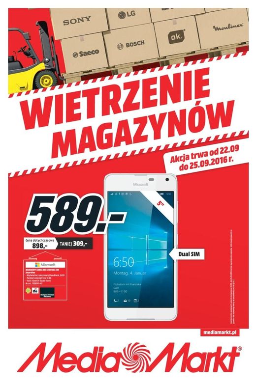 Gazetka promocyjna Media Markt do 25/09/2016 str.0