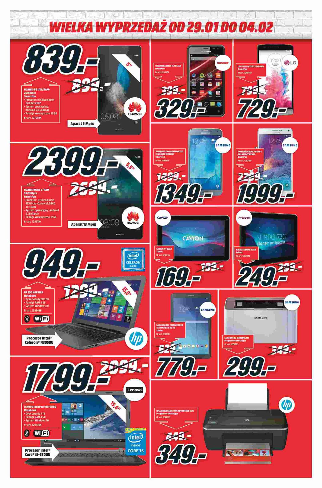 Gazetka promocyjna Media Markt do 04/02/2016 str.4