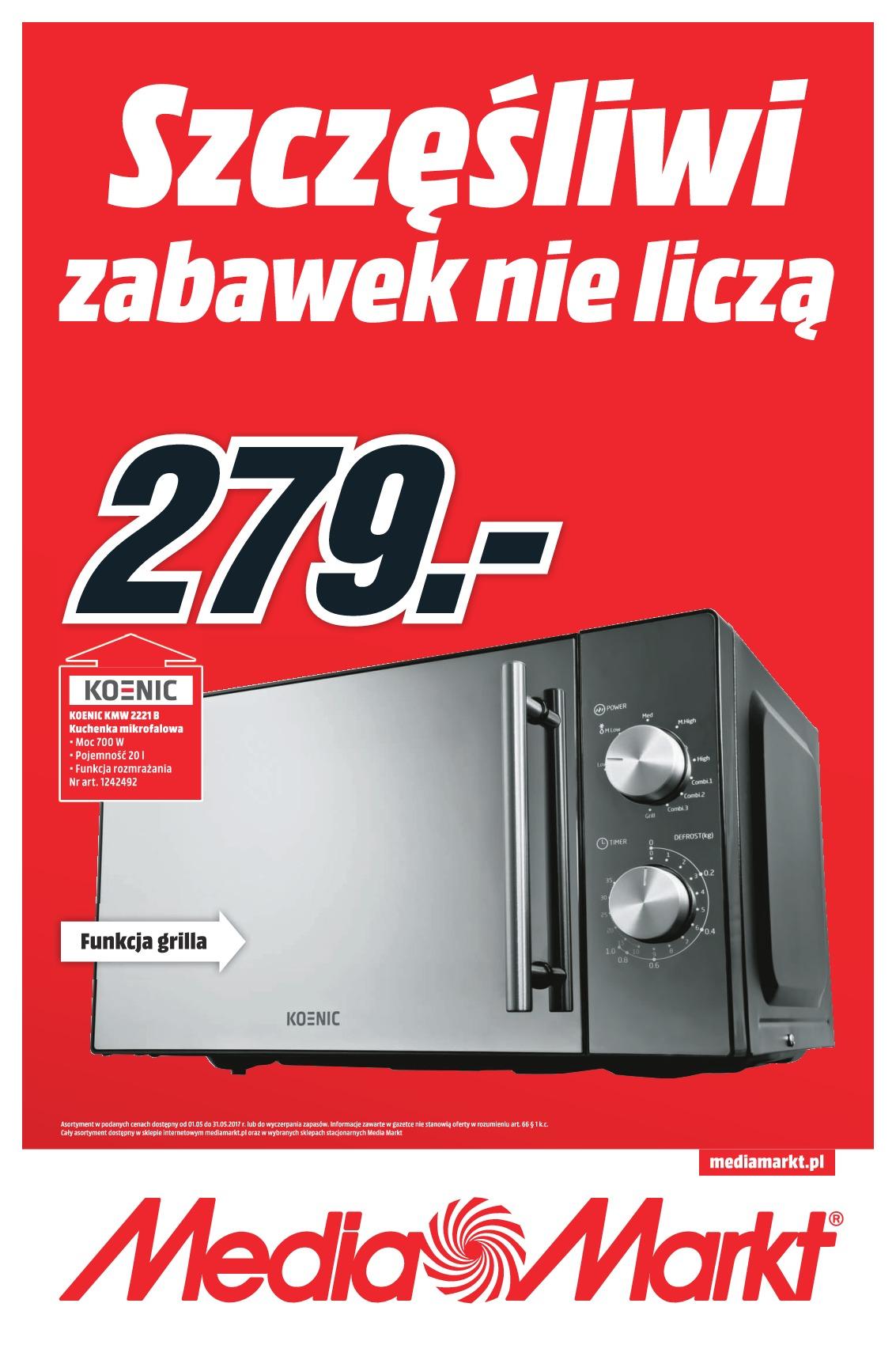 Gazetka promocyjna Media Markt do 31/05/2017 str.0