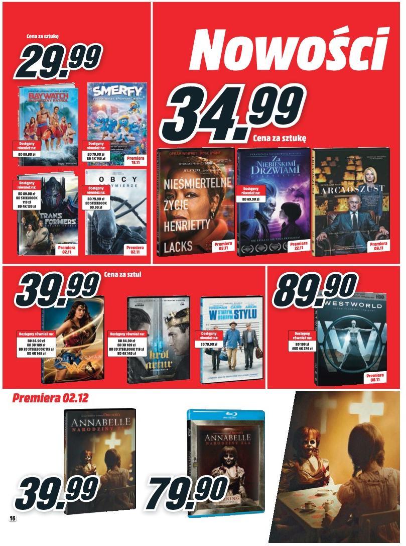 Gazetka promocyjna Media Markt do 30/11/2017 str.16