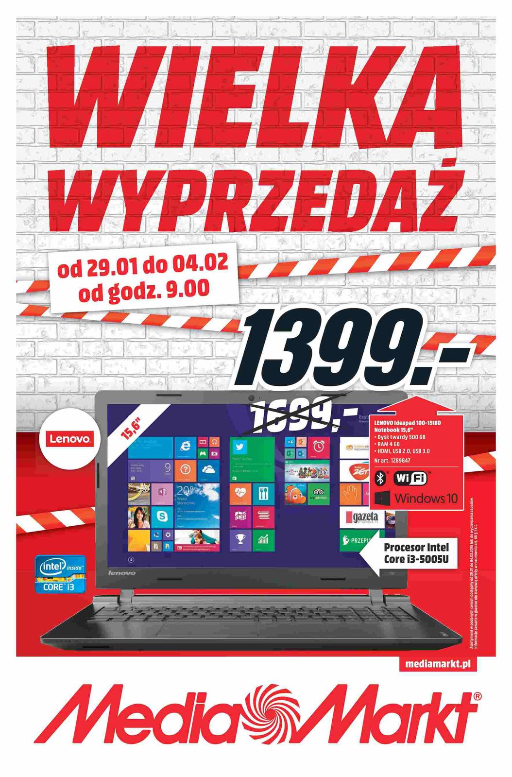 Gazetka promocyjna Media Markt do 04/02/2016 str.1