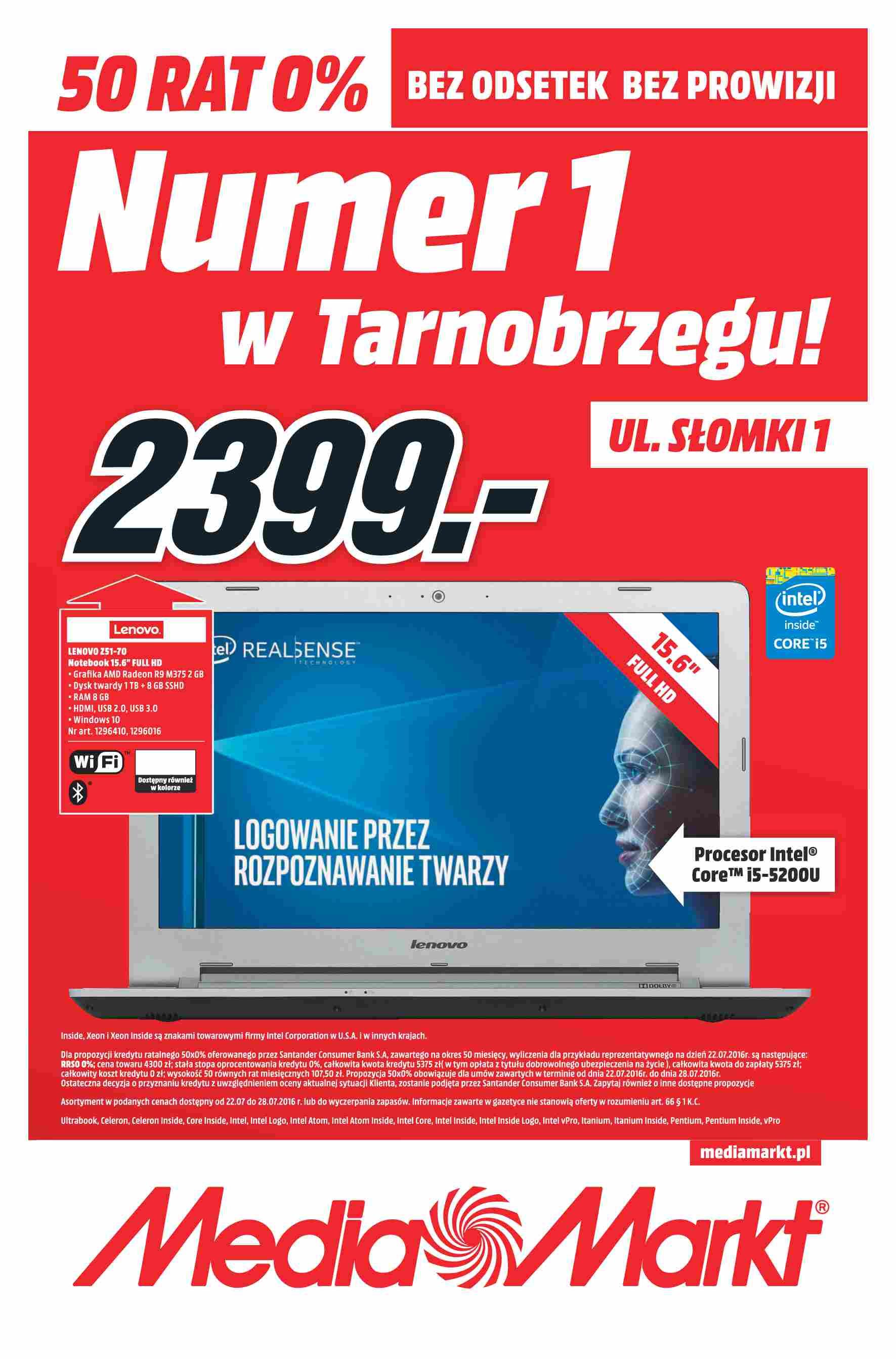 Gazetka promocyjna Media Markt do 28/07/2016 str.0