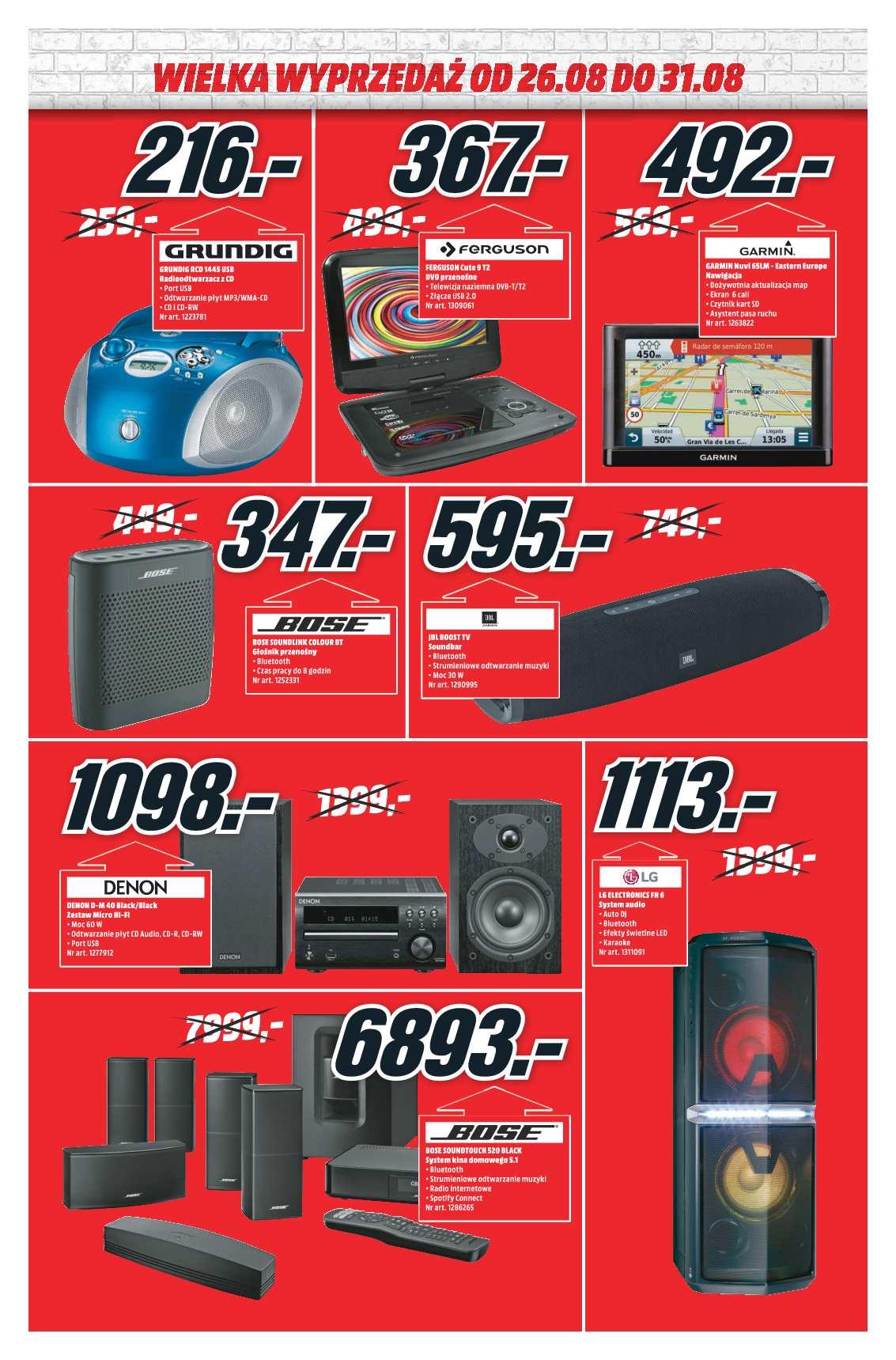 Gazetka promocyjna Media Markt do 31/08/2016 str.5