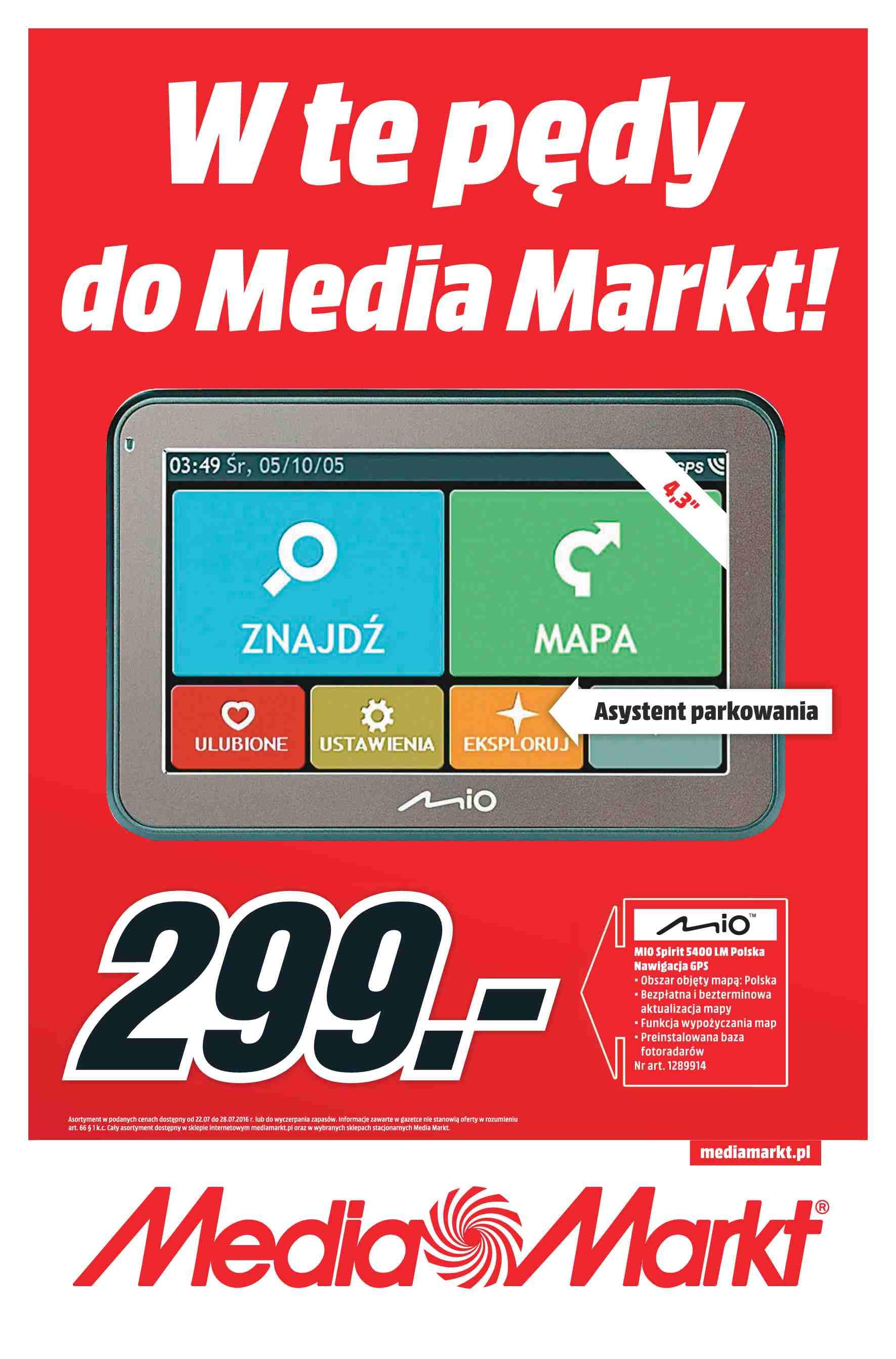 Gazetka promocyjna Media Markt do 28/07/2016 str.0