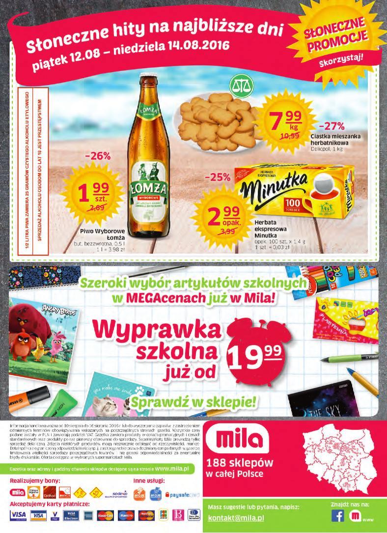 Gazetka promocyjna Mila do 16/08/2016 str.20