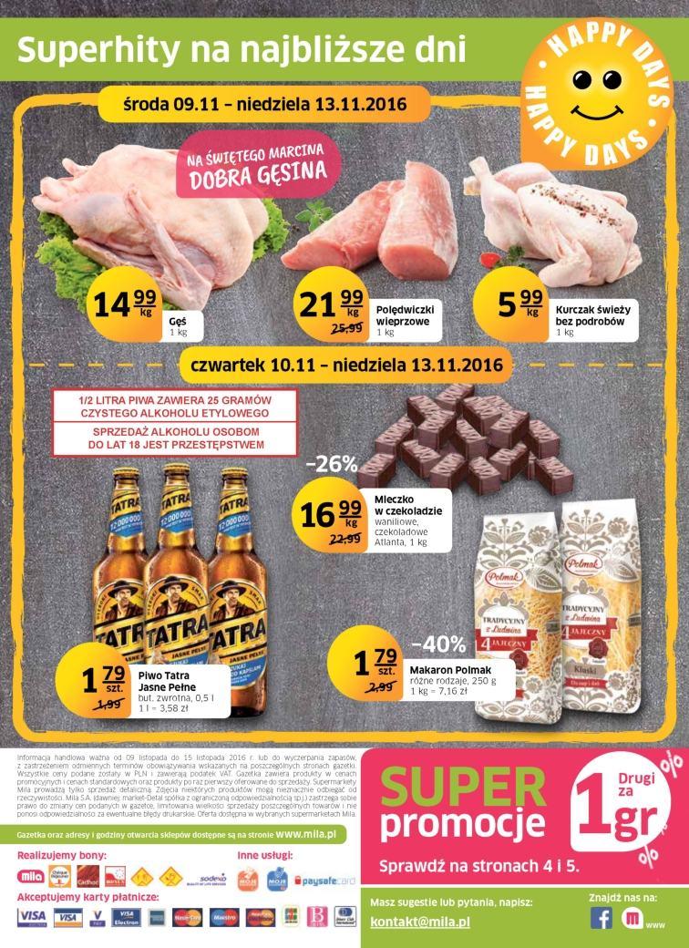 Gazetka promocyjna Mila do 15/11/2016 str.20