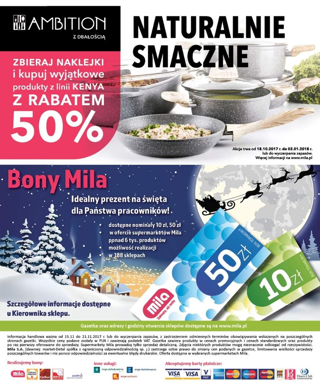 Gazetka promocyjna Mila do 21/11/2017 str.19