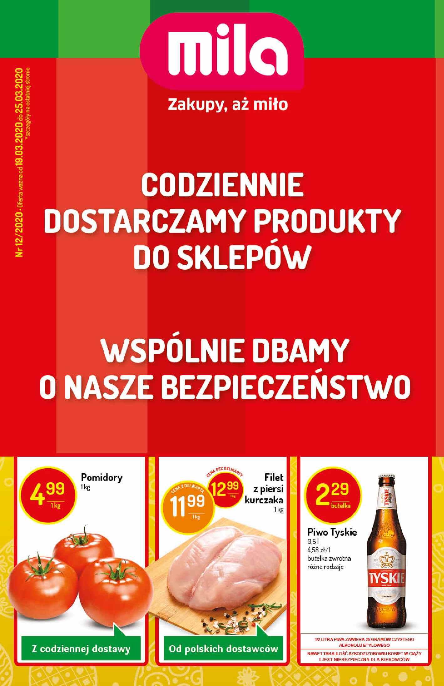 Gazetka promocyjna Mila do 25/03/2020 str.1