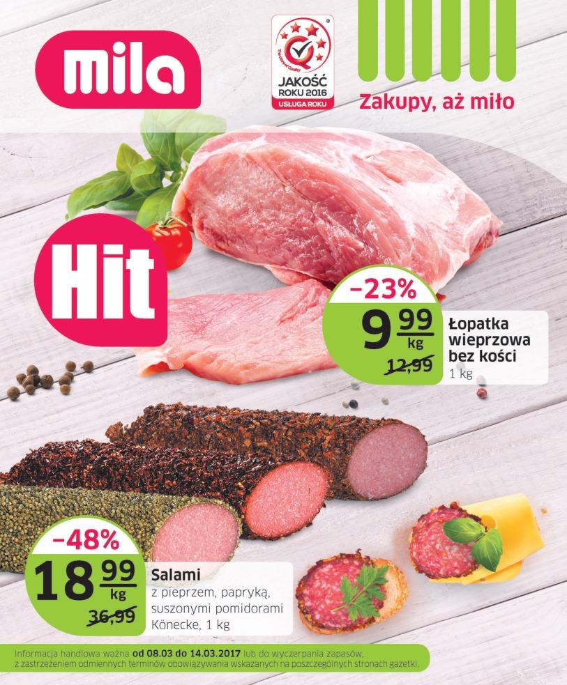 Gazetka promocyjna Mila do 14/03/2017 str.0
