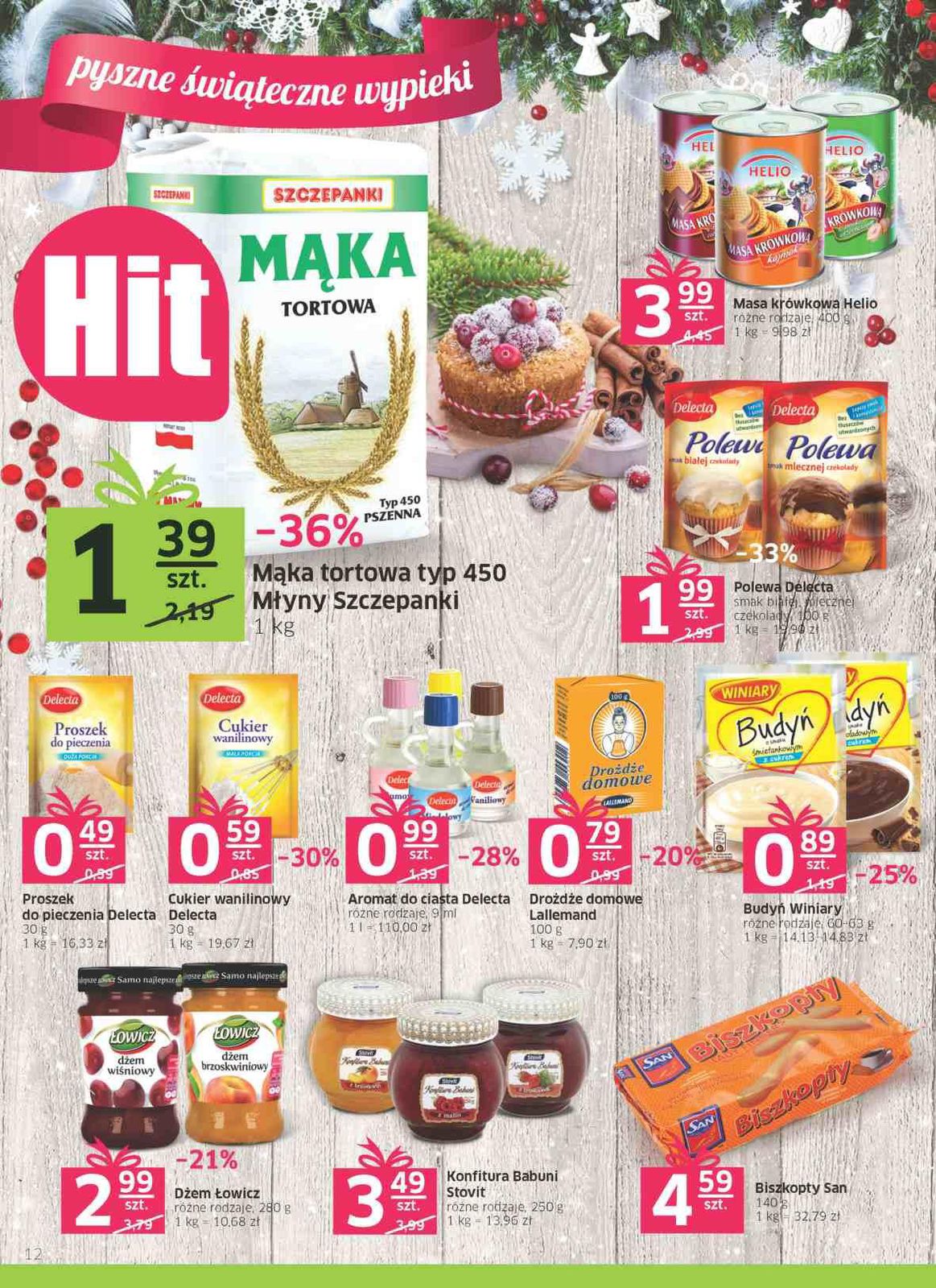 Gazetka promocyjna Mila do 28/12/2015 str.12