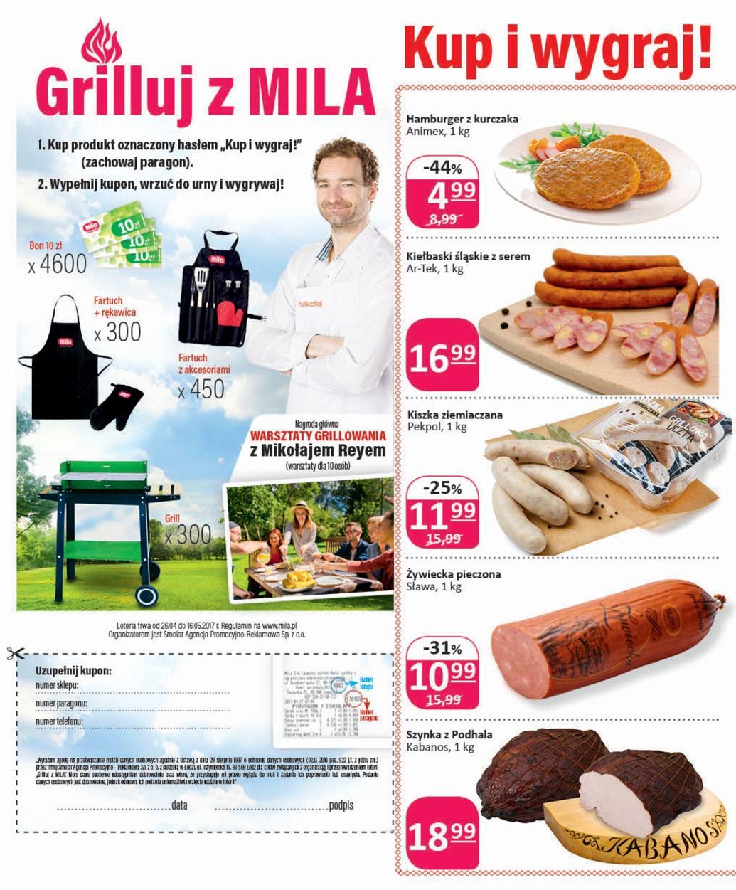 Gazetka promocyjna Mila do 02/05/2017 str.1