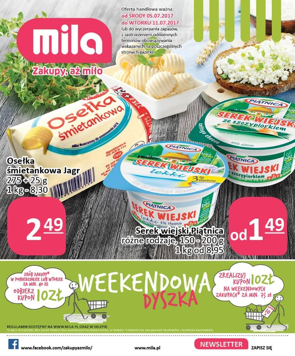 Gazetka promocyjna Mila do 11/07/2017 str.0