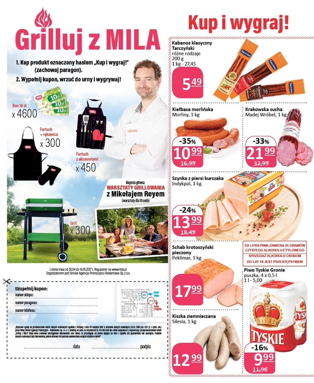 Gazetka promocyjna Mila do 16/05/2017 str.1