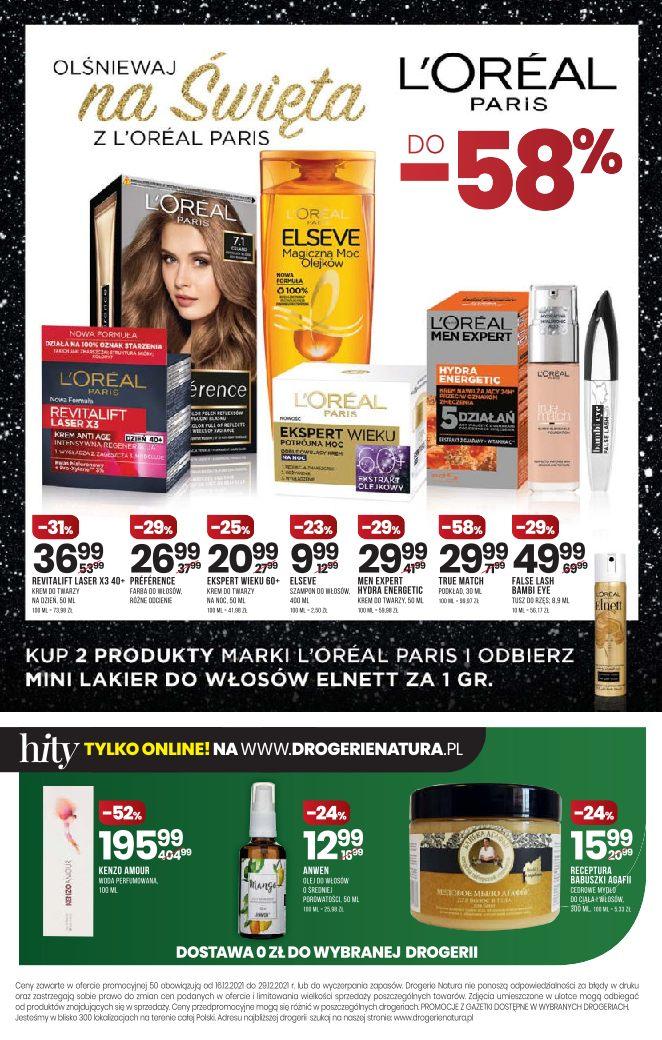 Gazetka promocyjna Drogerie Natura do 29/12/2021 str.24