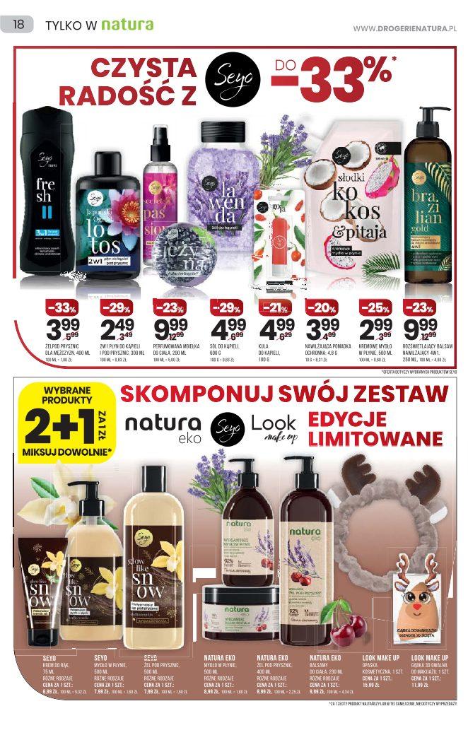 Gazetka promocyjna Drogerie Natura do 29/12/2021 str.18