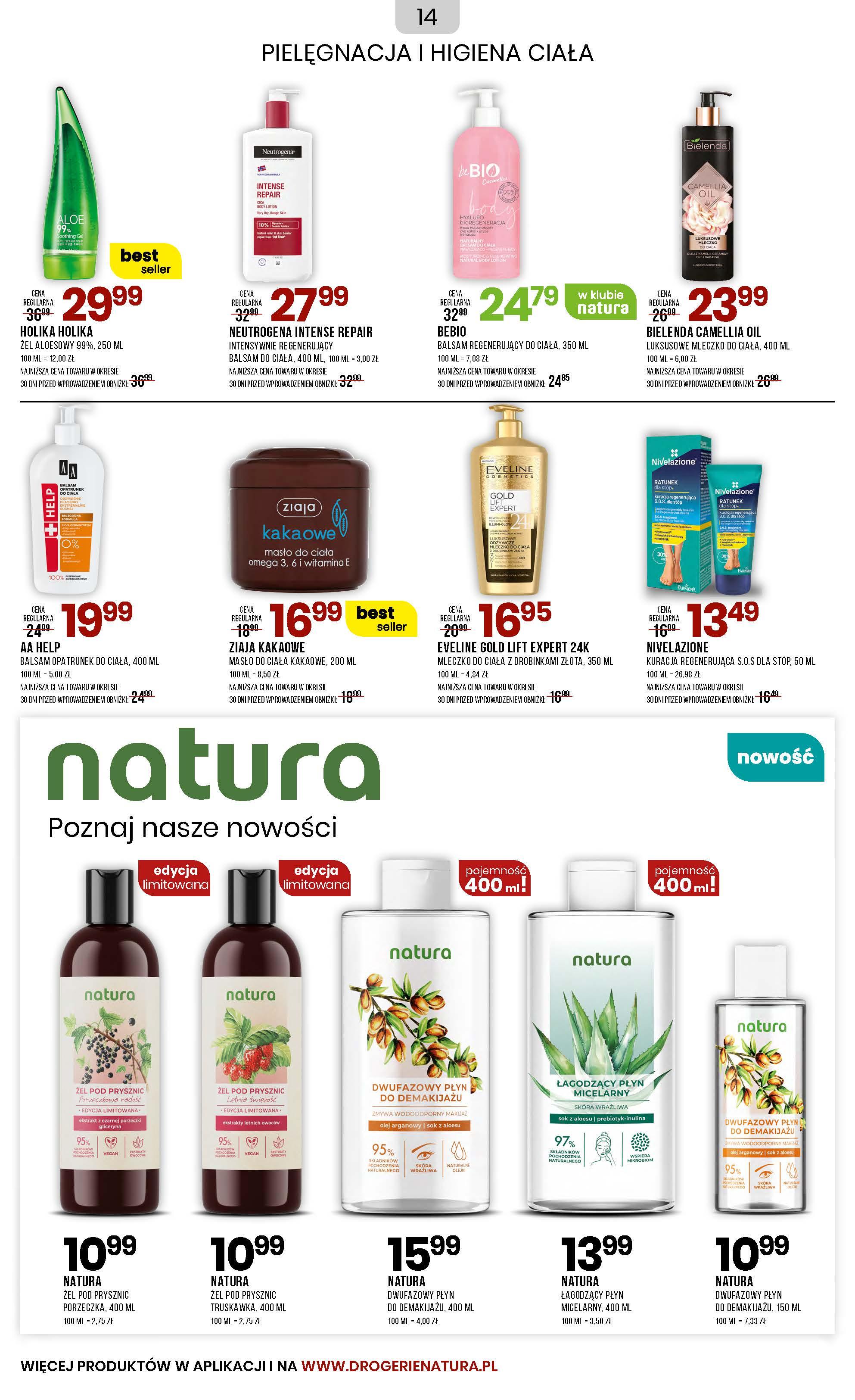 Gazetka promocyjna Drogerie Natura do 03/11/2024 str.14