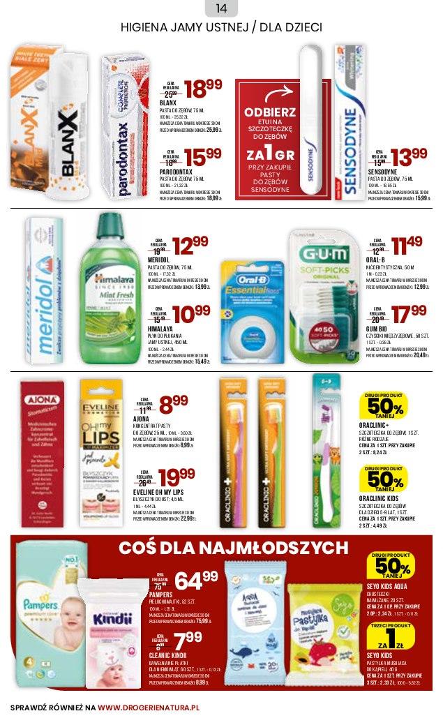 Gazetka promocyjna Drogerie Natura do 15/05/2023 str.14