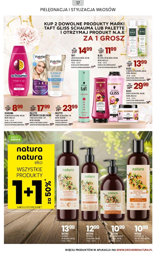 Gazetka promocyjna Drogerie Natura do 03/10/2024 str.17