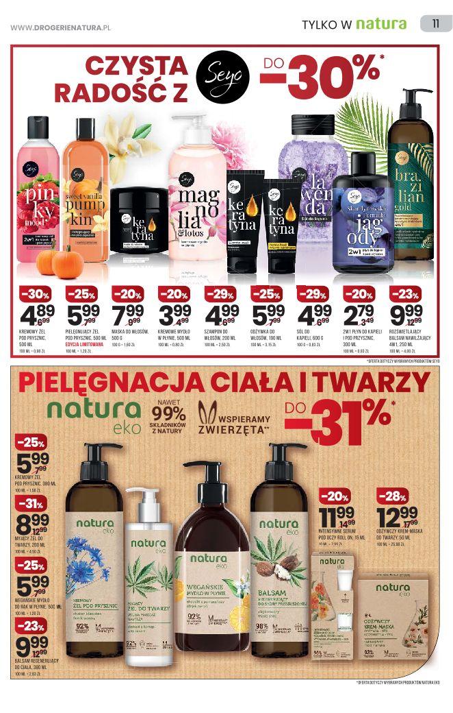 Gazetka promocyjna Drogerie Natura do 20/10/2021 str.11